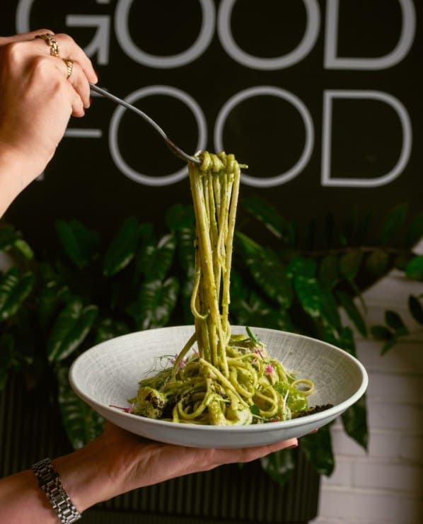 House pasta, finished at the pass