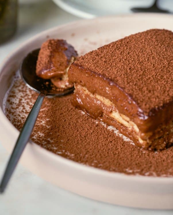 Tiramisù, close up